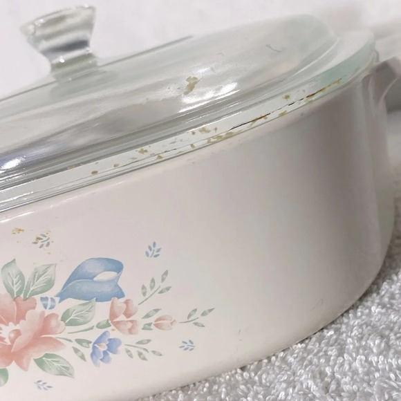 Vintage Corningware Symphony Casserole Dish With Clear Lid A-2-B 2L - Picture 6 of 13